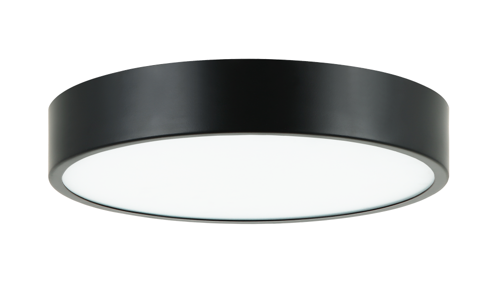 Matteo Lighting Plato 11-in LED Flush Mount Black