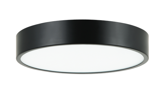 Matteo Lighting Plato 11-in LED Flush Mount Black