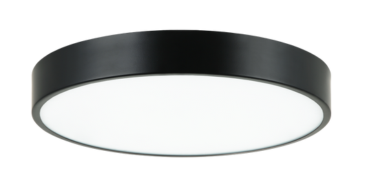 Matteo Lighting Plato 15-in LED Flush Mount Black