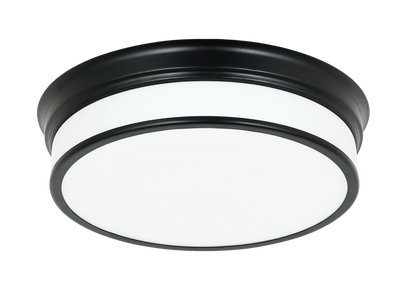 Matteo Lighting Navo 10-in LED Flush Mount Black
