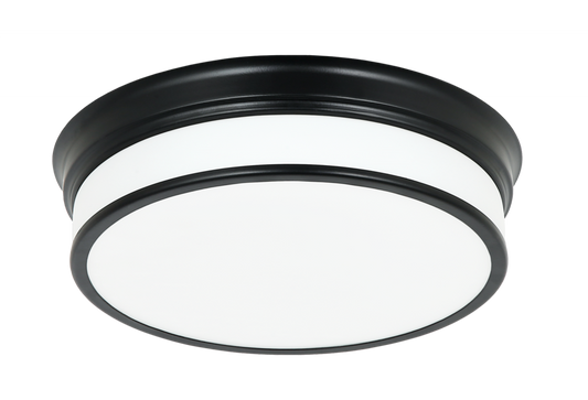 Matteo Lighting Navo 10-in LED Flush Mount Black