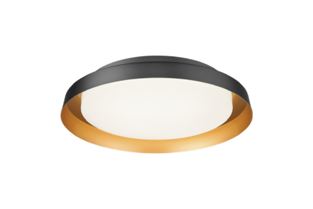 Matteo Lighting Vieno 14-in LED Flush Mount Black