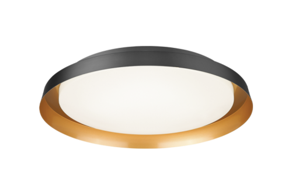 Matteo Lighting Vieno 17-in LED Flush Mount Black