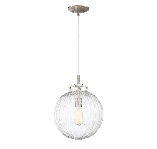 Savoy House 1-Light Mini Pendant - Brushed Nickel