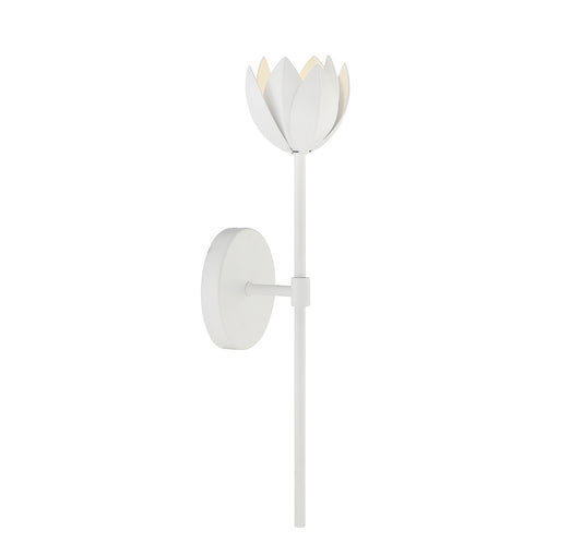 Savoy House 1-Light Wall Sconce (M90081) - White