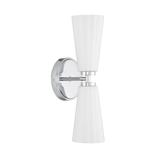 Savoy House 2-Light Wall Sconce - Chrome, view 2