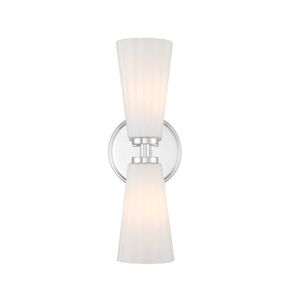 2-Light Wall Sconce Chrome