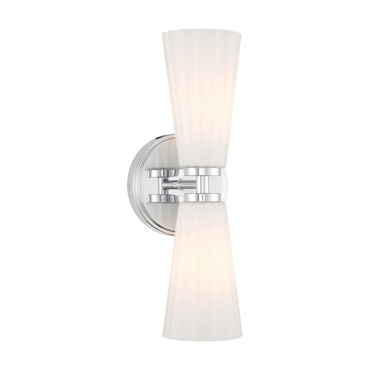 2-Light Wall Sconce Chrome