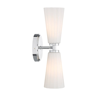 2-Light Wall Sconce Chrome