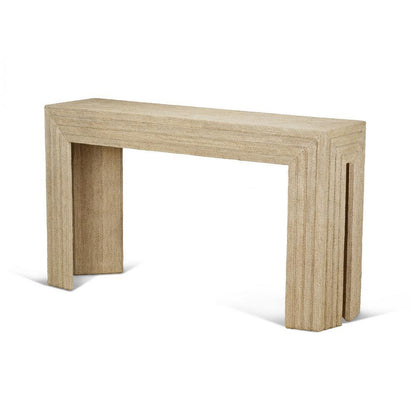 Maitland-Smith Abaca Console Table Natural