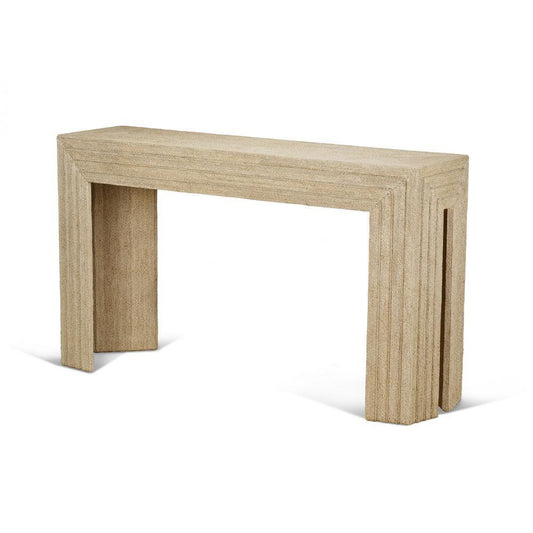Maitland-Smith Abaca Console Table Natural