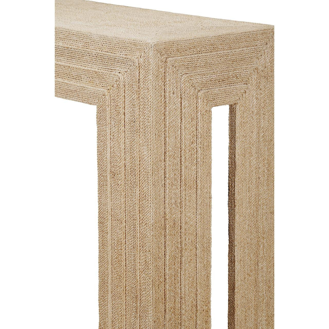 Maitland-Smith Abaca Console Table, Natural, 60"W (89-0103 YUU906TM9H)
