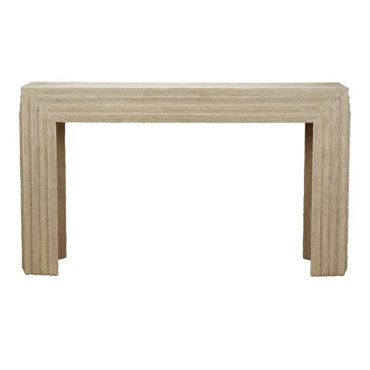 Maitland-Smith Abaca Console Table, Natural, 60"W (89-0103 YUU906TM9H)