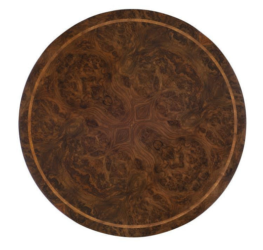 Maitland-Smith Acanthus Center Table, Antique Gold Leaf, 30"W (8343-36 YUU906TM9M)