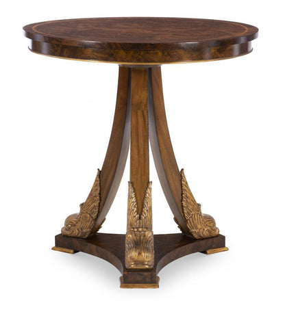 Maitland-Smith Acanthus Center Table Antique Gold Leaf