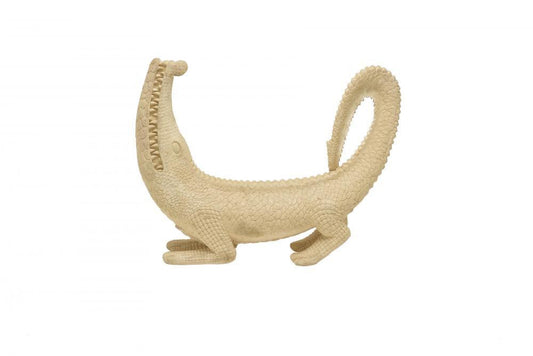 Maitland-Smith Ally Alligator Sculpture White