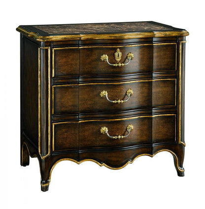 Maitland-Smith Aria Nightstand Mahogany, White Ash