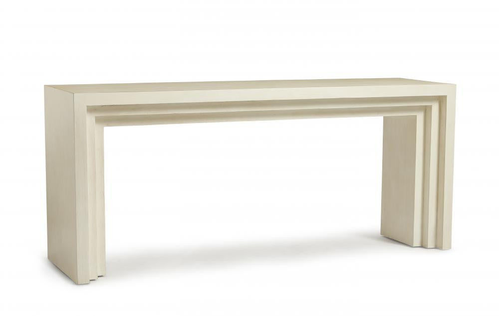 Maitland-Smith Aries Console Table Antique White