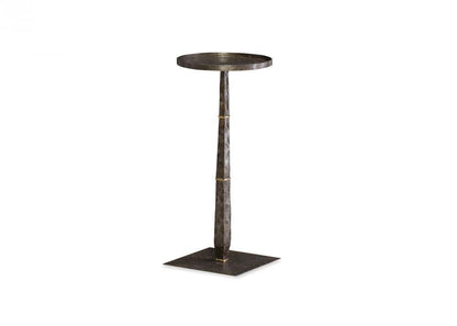 Maitland-Smith Armor Accent Table Forged Iron, Bronze