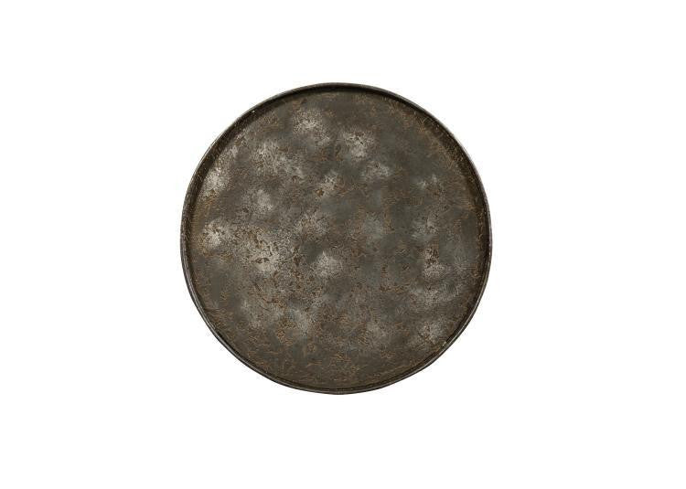 Maitland-Smith Armor Accent Table, Forged Iron, Bronze, 11"W (HM1283 YUU906TMAV)