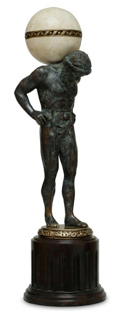 Maitland-Smith Atlas Sculpture Brass