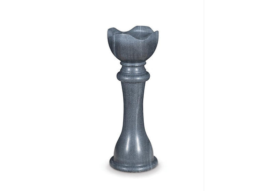 Maitland-Smith Black Chess Table Queen Bheslana Black