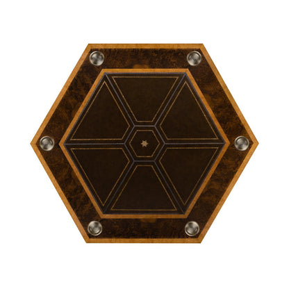 Maitland-Smith Blade Game Table, Walnut, 60"W (89-0903 YUU906TMCF)
