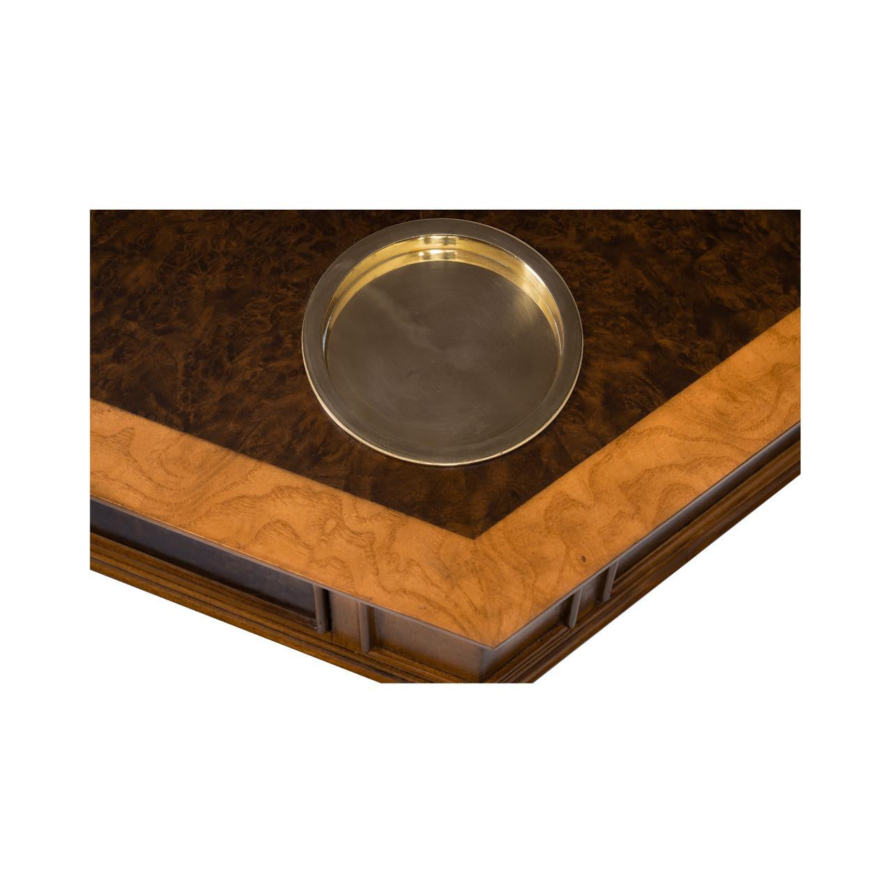 Maitland-Smith Blade Game Table, Walnut, 60"W (89-0903 YUU906TMCF)
