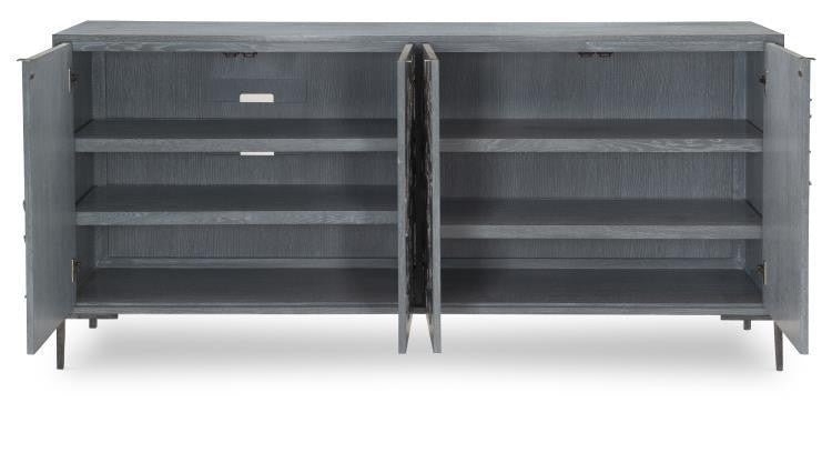 Maitland-Smith Blossom Credenza, Gray, 78"W (8156-51 YUU906TMCJ)