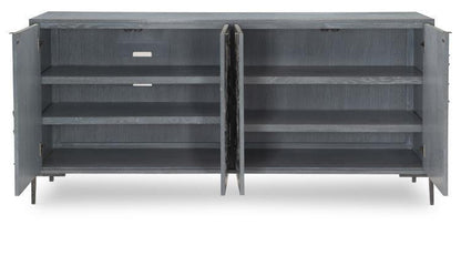 Maitland-Smith Blossom Credenza, Gray, 78"W (8156-51 YUU906TMCJ)