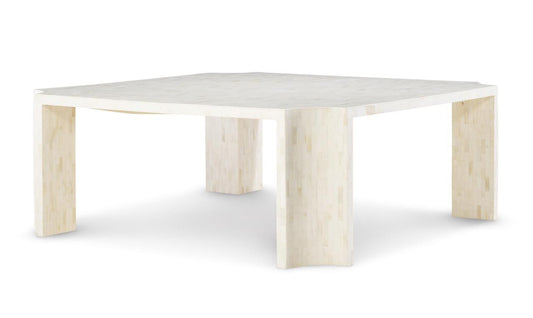 Maitland-Smith Bowie Cocktail Table White