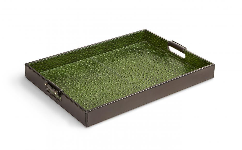Maitland-Smith Carmine Tray Green, Black