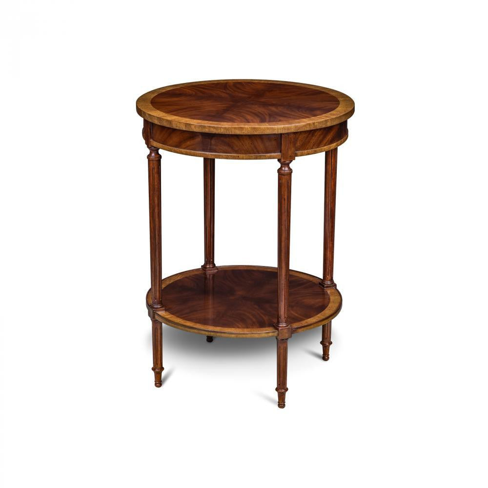 Maitland-Smith Carriage Accent Table Mahogany
