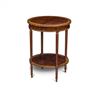 Maitland-Smith Carriage Accent Table Mahogany