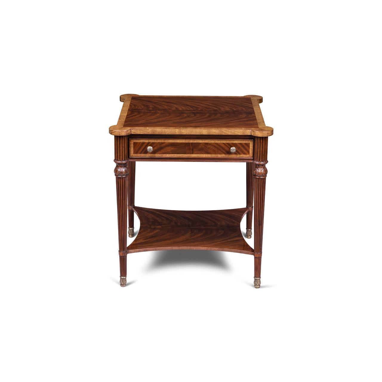 Maitland-Smith Carter Side Table, Mahogany, 25"H (89-1007 YUU906TN8Q)