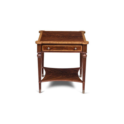 Maitland-Smith Carter Side Table, Mahogany, 25"H (89-1007 YUU906TN8Q)