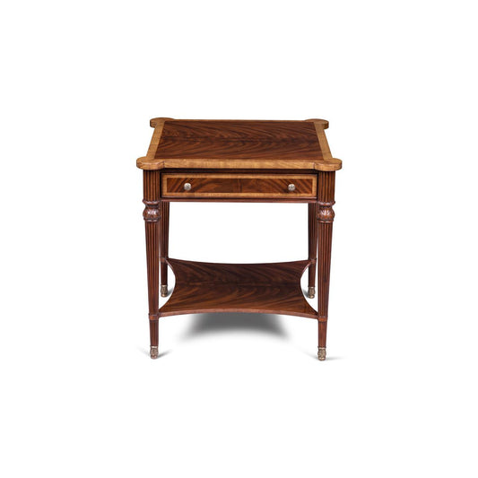 Maitland-Smith Carter Side Table, Mahogany, 25"H (89-1007 YUU906TN8Q)