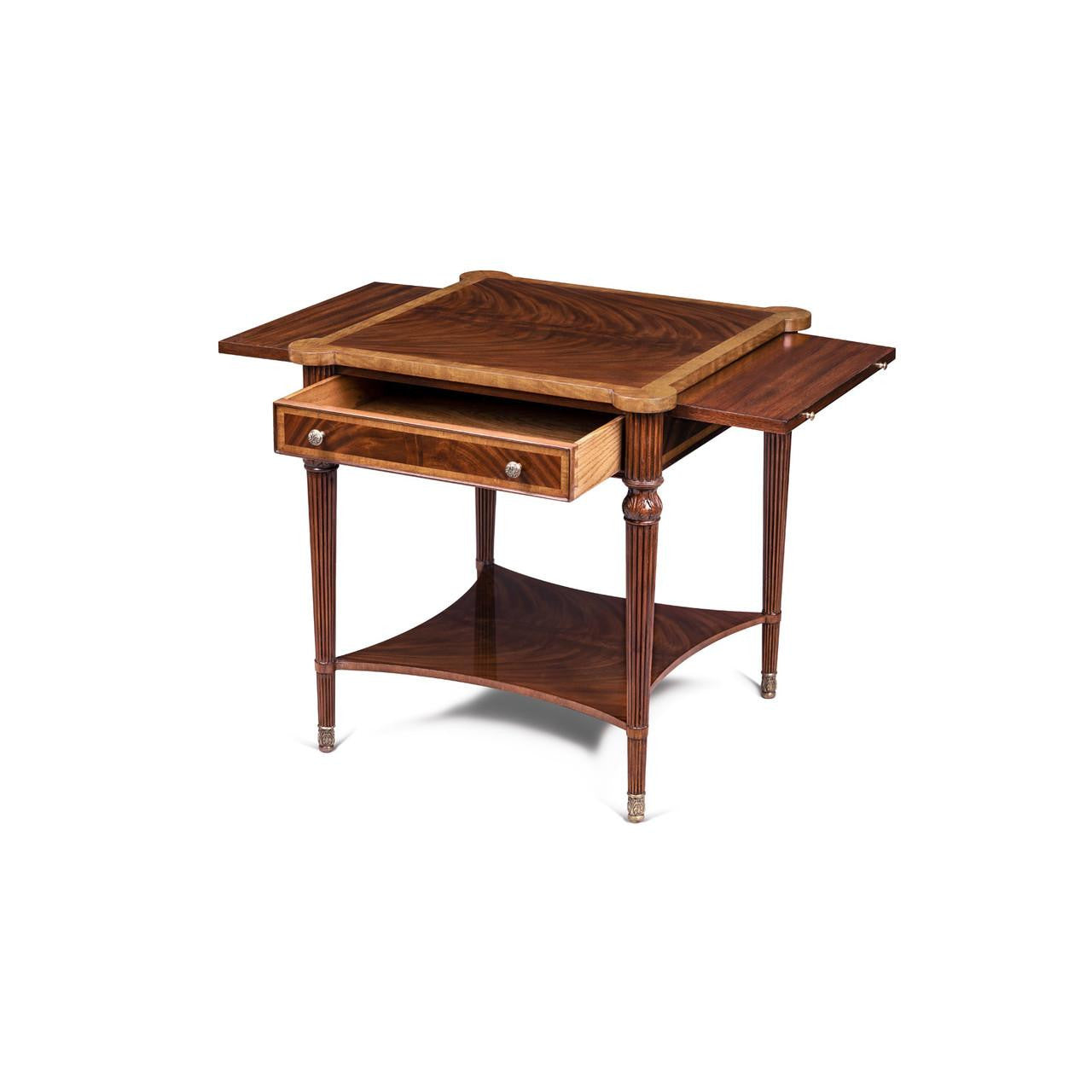 Maitland-Smith Carter Side Table, Mahogany, 25"H (89-1007 YUU906TN8Q)