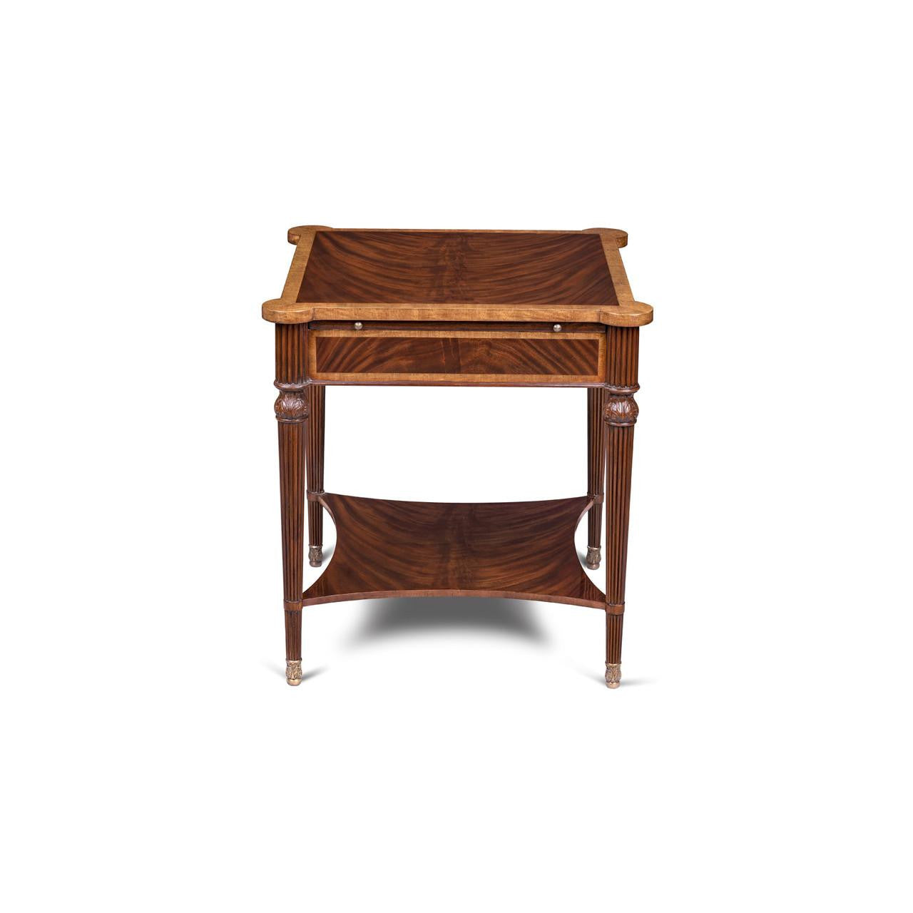 Maitland-Smith Carter Side Table, Mahogany, 25"H (89-1007 YUU906TN8Q)