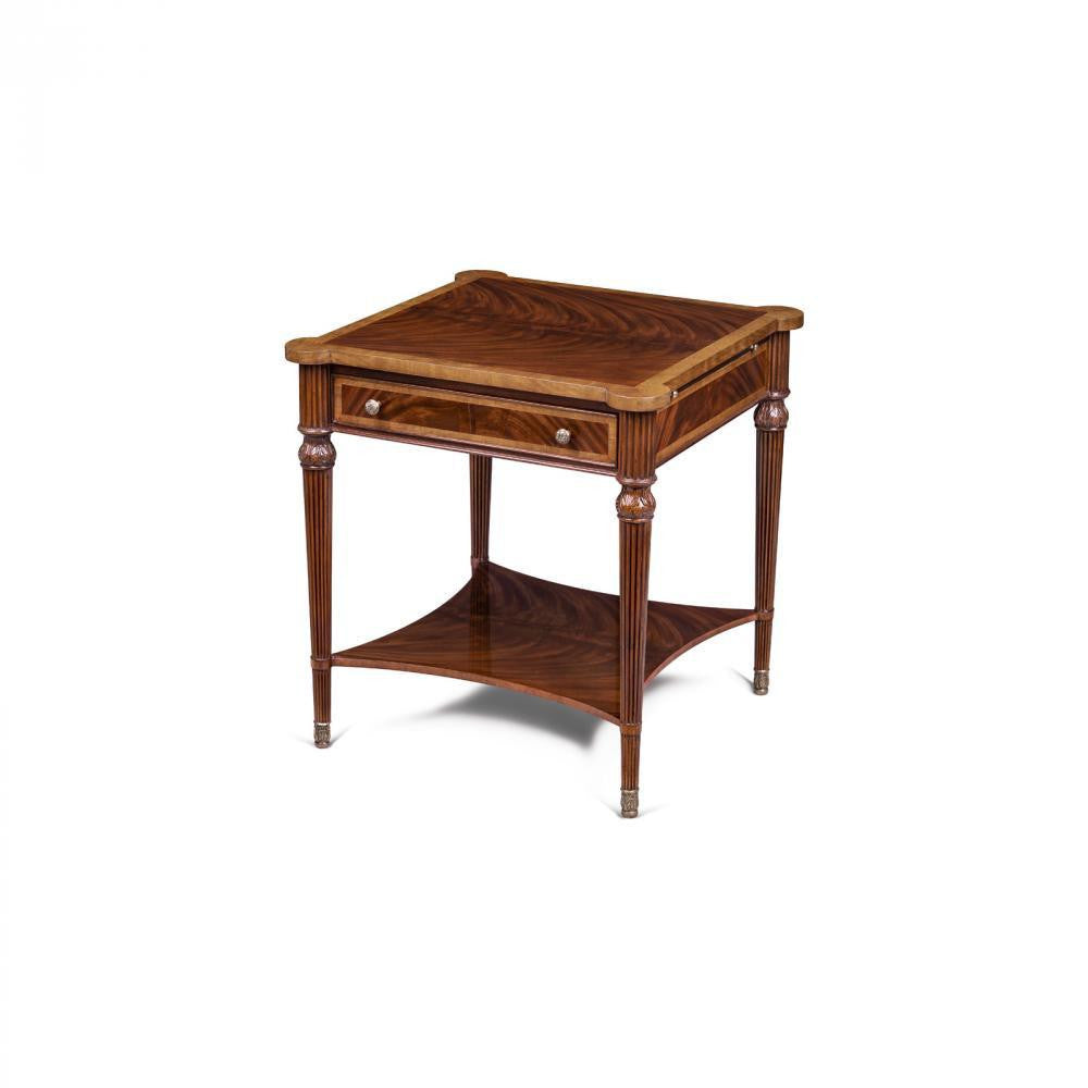Maitland-Smith Carter Side Table Mahogany