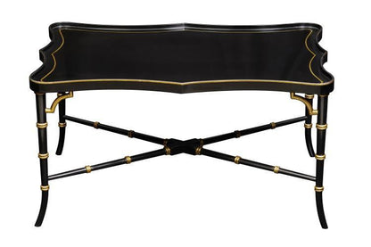 Maitland-Smith Chinoiserie Cocktail Table, Black, 34"W (89-0607 YUU906TN93)