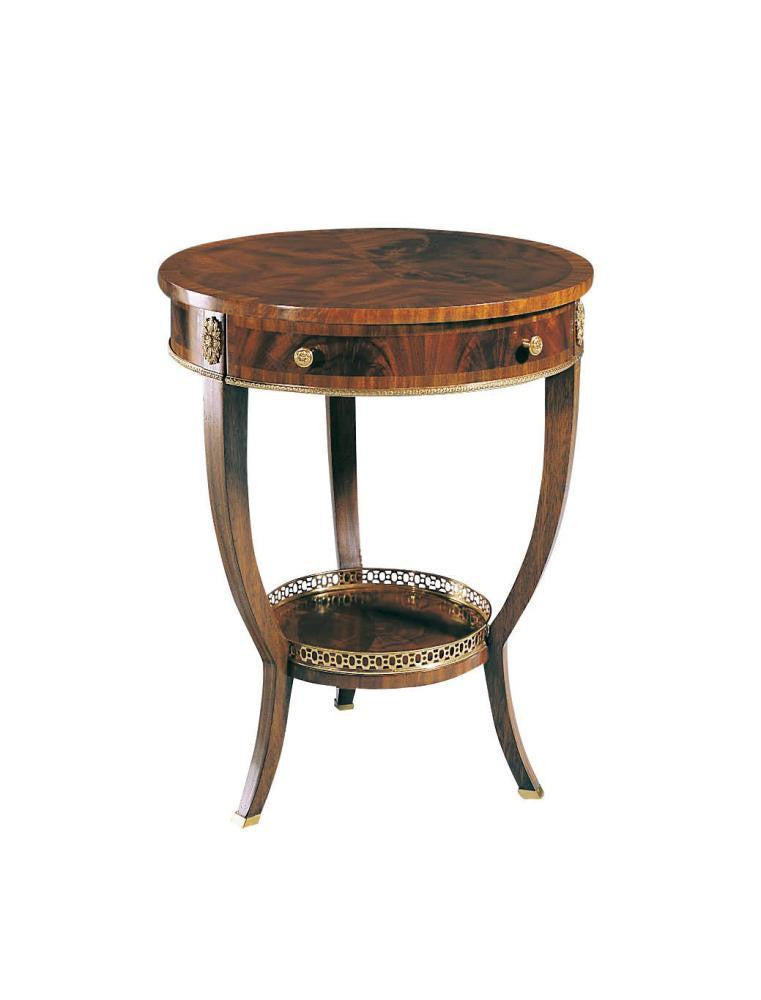 Maitland-Smith Circulo End Table Mahogany