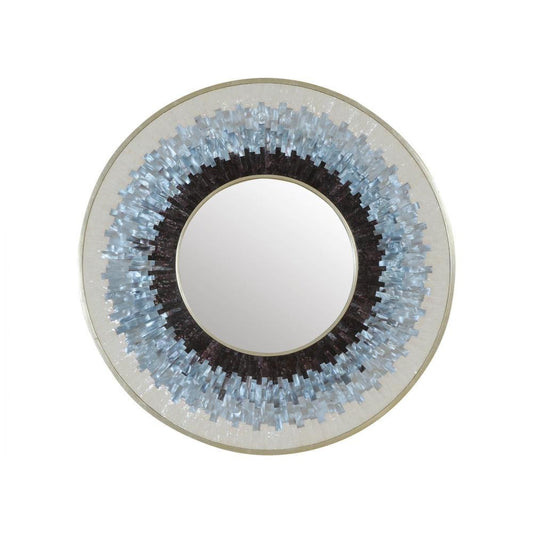 Maitland-Smith Concentro Mirror White Gold