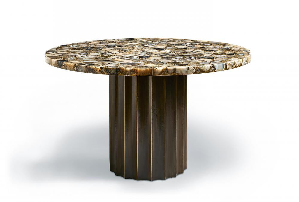 Maitland-Smith Constellation Dining Table Black, Brown