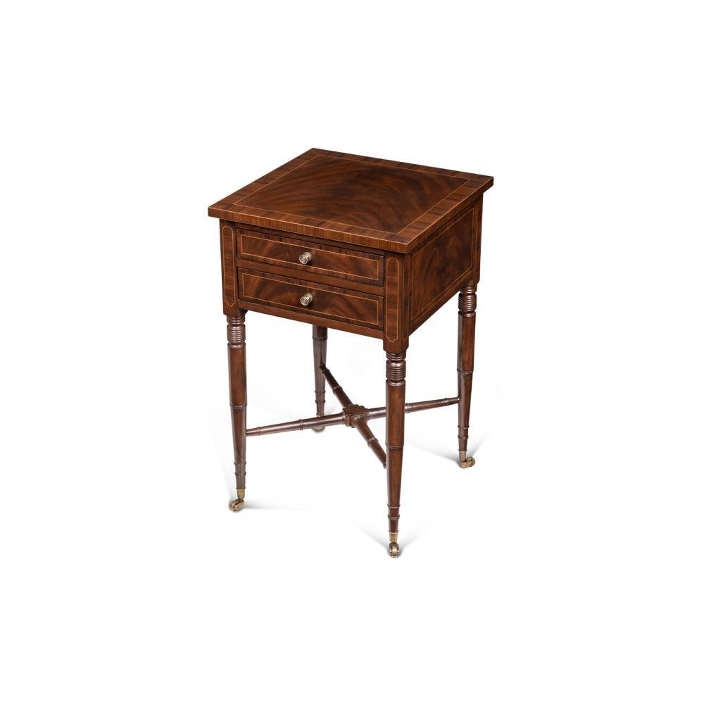 Maitland-Smith Dixon End Table Mahogany