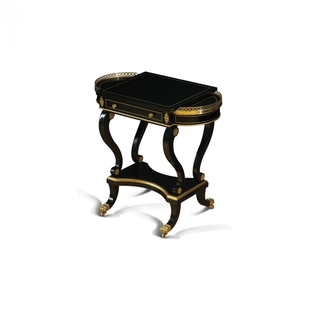 Maitland-Smith Eclipse Game Table Ebony, Gold
