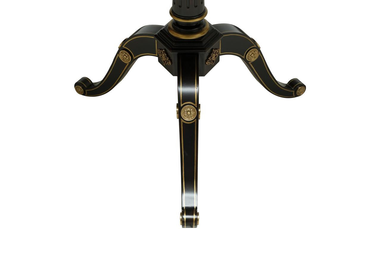 Maitland-Smith Eclipse Game Table, Ebony, Gold, 32"W (89-0901 YUU906TNAP)