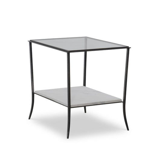 Maitland-Smith Elan End Table Black Nickel