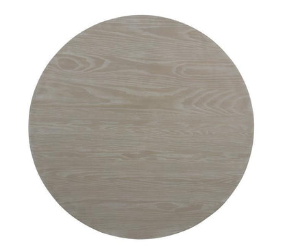 Maitland-Smith Ella Dining Table, Oak Top, Plaster White, 60"W (8300-35 YUU906TNC2)
