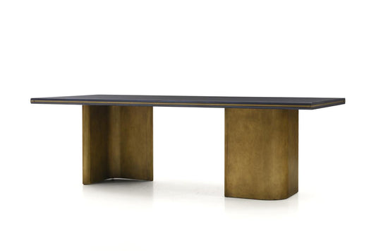 Maitland-Smith Elvira - Starburst Dining Table Blue Navy Blue, Oak